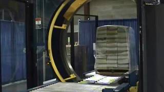 Lantech Lan-ringer Automatic Horizontal Stretch Wrapper -- Stacked