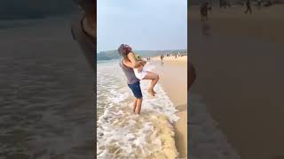 beach per Romance😍Love+Sad Song#whatsapp status#viralstatusvideo#Short