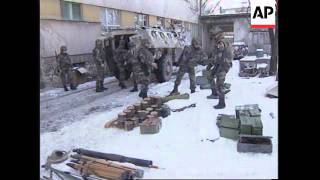 BOSNIA: MORE ARMS DISCOVERED IN SERB SUBURB OF SARAJEVO