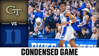 Georgia Tech vs. Duke Condensed Game | 2023-24 ACC Men’s Basketball