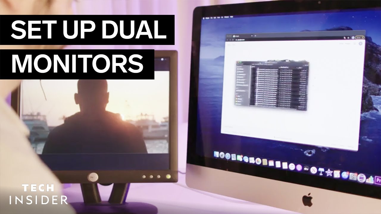 How To Set Up Dual Monitors Youtube