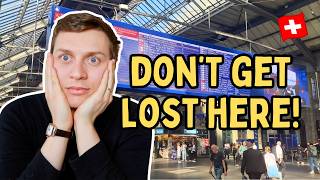 Navigating ZURICH HAUPTBAHNHOF: Walkthrough of Zurich Main Station + How to get to the airport!