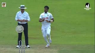 Mankad incident between Khaled Ahmed \u0026 Kamindu Mendis