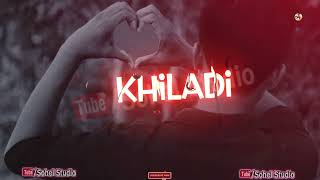 Main Khiladi Tu Anari | New Hindi Black Screen Lyrics Status Video Song 2023 Instgram Reels Shorts
