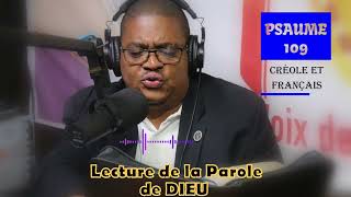 LECTURE DE LA PAROLE DE DIEU / PSAUME 109 / CRÉOLE ET FRANCAIS