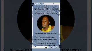 Haynesly Joel Browne | Funeral Announcement #obituariessvg #obituaries #svg