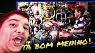 5 Bateristas que SURPREENDERAM participando na banda SOM e LOUVOR