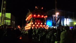 緊迫の団子坂、本町屋台曳き下がり 2011秩父夜祭