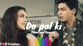 Do Pal ki | Sonu Nigam | Lata Mangeshkar | Lofi song | Slowed and Reverb | Veer Zara | Srk Song