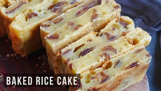 Baked Rice Cake with Dates | 烤年糕