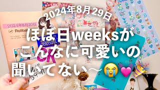 ［手帳Vlog］怠惰な嫁の2024年8月29日のほぼ日weeksの話🍒👒|システム手帳|ロルバーン| plotter |ホースヘアー|