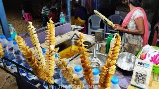 Delicious Spring Potato In Besant Nagar Beach | Indian Street Food | Chennai |4k