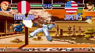 FT5 @kof2002: TERRY_000 (PE) vs JAPET0 (US) [King of Fighters 2002 Fightcade] Oct 22