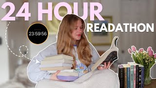 reading as many books as possible in 24 hours 📖⏳✨ *spoiler free 24 hour reading vlog*