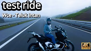 test ride Xadv 750 malaysia | couple ride | sarapan di Tanjung Karang - Teluk Intan #motovlog #xadv