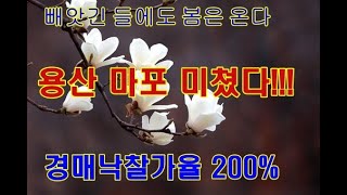 용산국제업무지구 한남뉴타운 제건축 마포 랜드마크 경매낙찰 300% 미쳤다!