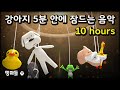 강아지가 5분 안에 잠드는 음악 (10시간) #멍마들 강아지 오르골 자장가 - Music for the dog to fall asleep in 5 minutes (10 hours)