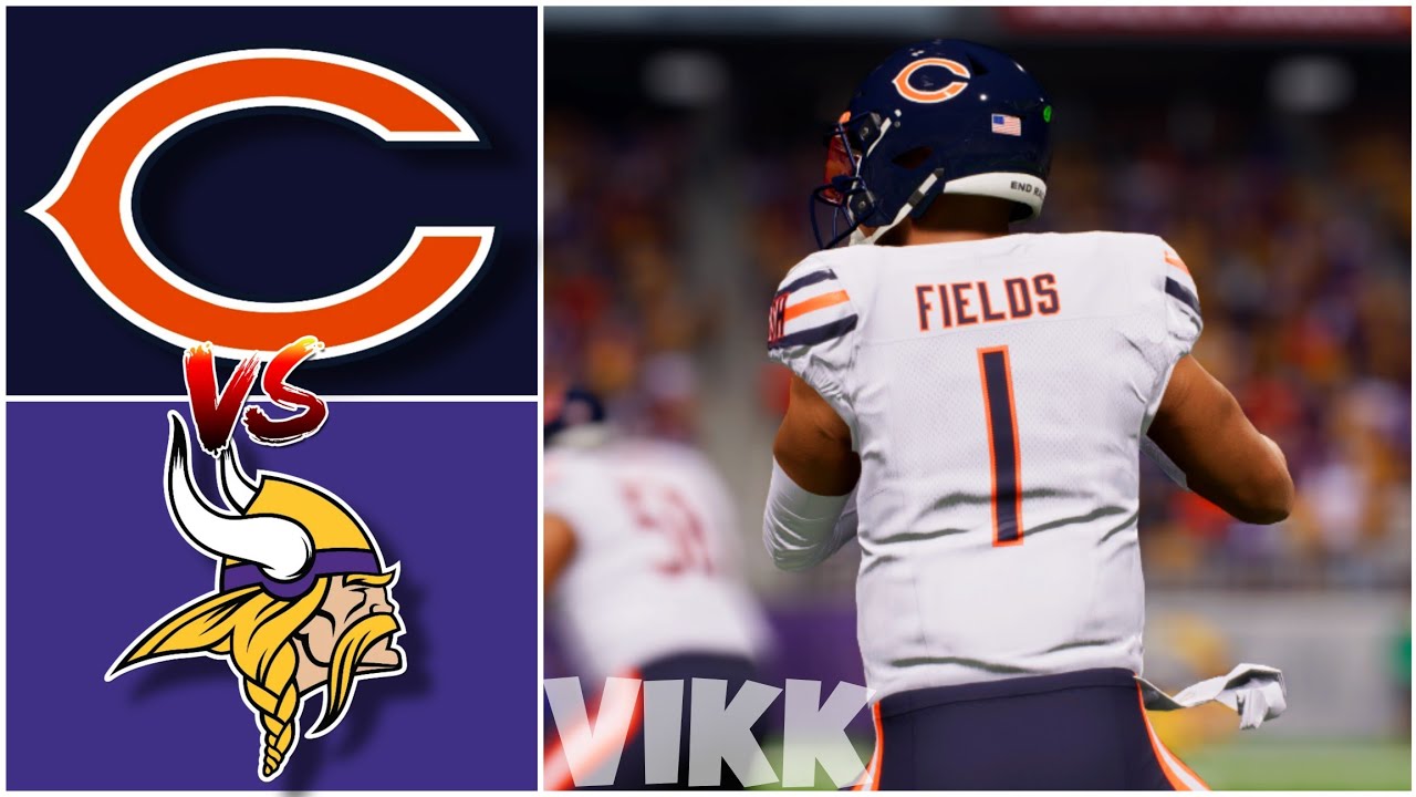 Bears Vs Vikings Week 12 Simulation (Madden 24 Exhibition) - YouTube