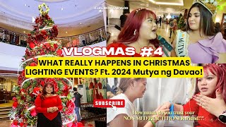 What Happens at Davao’s Christmas Tree Lightings? Ft. Tips from Mutya ng Davao 2024 | Vlogmas Day 4