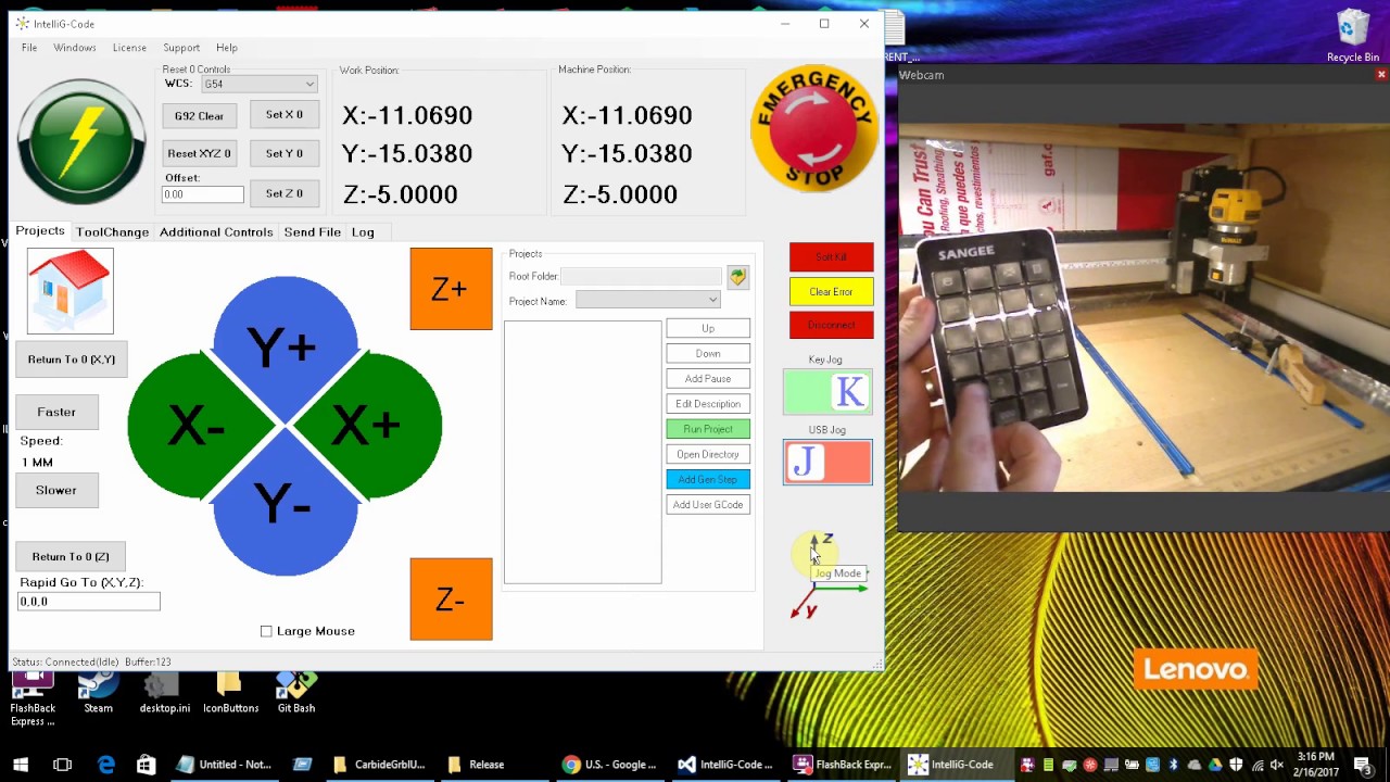 Grbl Controller Software Intellig Code Intro Youtube