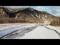 【真冬のドローン撮影 mavic mini】北海道日勝峠 氷点下11°cの中ドローン撮影 hokkaido nissho pass aerial move with dji mavic mini