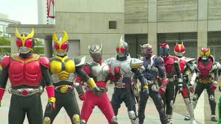 kamen rider gaim : Heisei VS Showa MAD