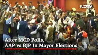 Delhi Mayor Election: Chaos As AAP And BJP Councillors Brawl | The News