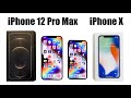 iPhone 12 PRO MAX vs iPhone X (iOS 16) SPEED TEST