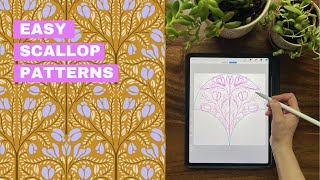 How to Create a Scallop Pattern Layout from Scratch on Your iPad in Procreate