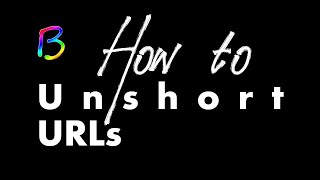 HowTo - Unshort URLs