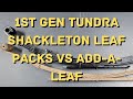 1st Gen 1G Tundra 2000-2006 Leaf Packs or Add-a-leaf AAL