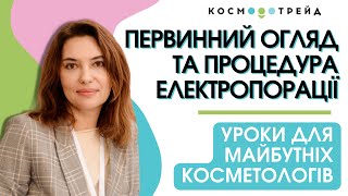 Школа косметології: прийом клієнта, оцінка стану шкіри обличчя та процедура електропорезу