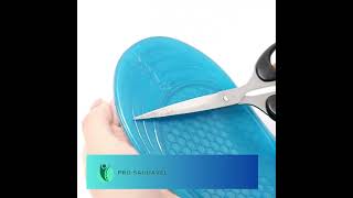 Palmilha Ortopédica Gel Silicone Fascite Plantar