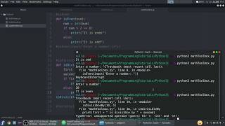 Two basic python math functions