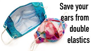 How to sew a mask cover for a surgical mask: 2 simple ways!