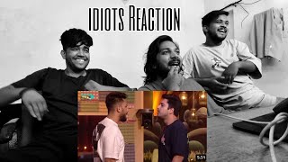 Reaction Elvish Yadav & Avinash Sachdev Fight  Elvish Yadav BiggBoss | Three Idiots Reaction