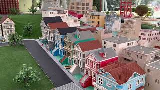 Lego brick built New York and San Francisco mini land at Legoland Florida.