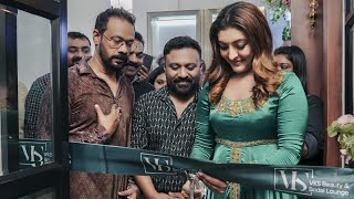 Malayalam Actress Durga Krishna at Vikas Vks makeup artist Beauty Salon Inauguration Kochi