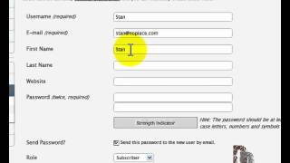 Wordpress Tutorial For Beginners Part 6 - Adding Users