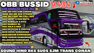 BARU LAGI🤩 OBB BUSSID TERBARU V4.3.4 SOUND HINO RK8 SUOS SJM TRANS CONAN | SUPPORT ALL APK