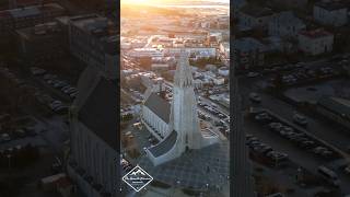 Hallgrímskirkja Church #Iceland #Reykjavik #Hallgrimskirkja #TheNomadicWarriors #Travel #Drone