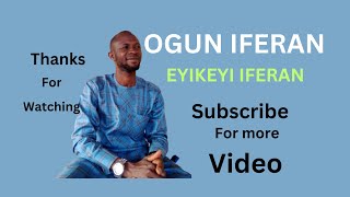 ASEJE IFERAN TODAJU #america #spirituality #subscribe