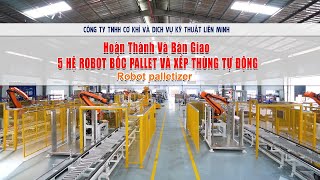 5 HỆ ROBOT BỐC PALLET VÀ XẾP THÙNG TỰ ĐỘNG