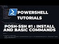 PowerShell Tutorials  POSH-SSH #1 : Installation and basic commands