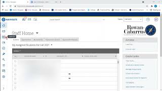 Faculty Navigate Tutorial Navigate Toolbar Review