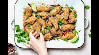 Whole30 Crispy Chinese Chicken Wings (Paleo, Keto, Low carb)