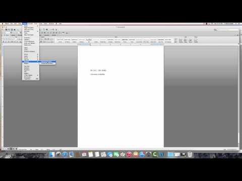 Inserting symbols Word 2011 MAC Inserting symbols Word 2011 MAC