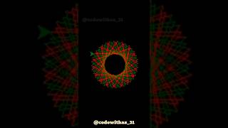 Colorful Star Pattern in Python Turtle | Easy Creative Design #shorts #viral #youtubeshorts