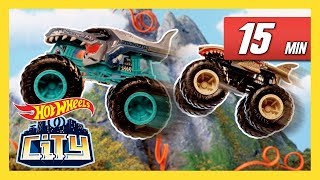 ЛУЧШЕЕ ИЗ HOT WHEELS CITY И MONSTER TRUCK ISLAND! | Hot Wheels City | @HotWheelsRussia  3+