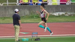 男子800ｍ決勝、櫻井一夏選手が今度は32年ぶりの大会新で2冠目。第50回北海道中学陸上。